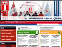 Tablet Screenshot of ldfa.pe